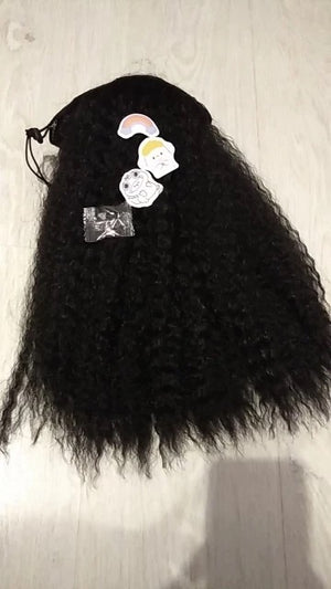 Dramatic Drawstring Ponytail in Heat Resistant Synthetic. Step Your Ponytail Game Up!