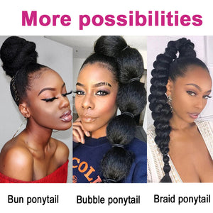 Dramatic Drawstring Ponytail in Heat Resistant Synthetic. Step Your Ponytail Game Up!