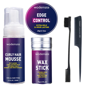 Open image in slideshow, Finish The Slay! Edge Control, Wax Sticks, Edge Scarves, Brushes, Mousse and Travel Bags! Pick The Right Package for You!
